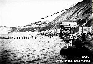 Oran - Plage Sainte-Therese - 1900